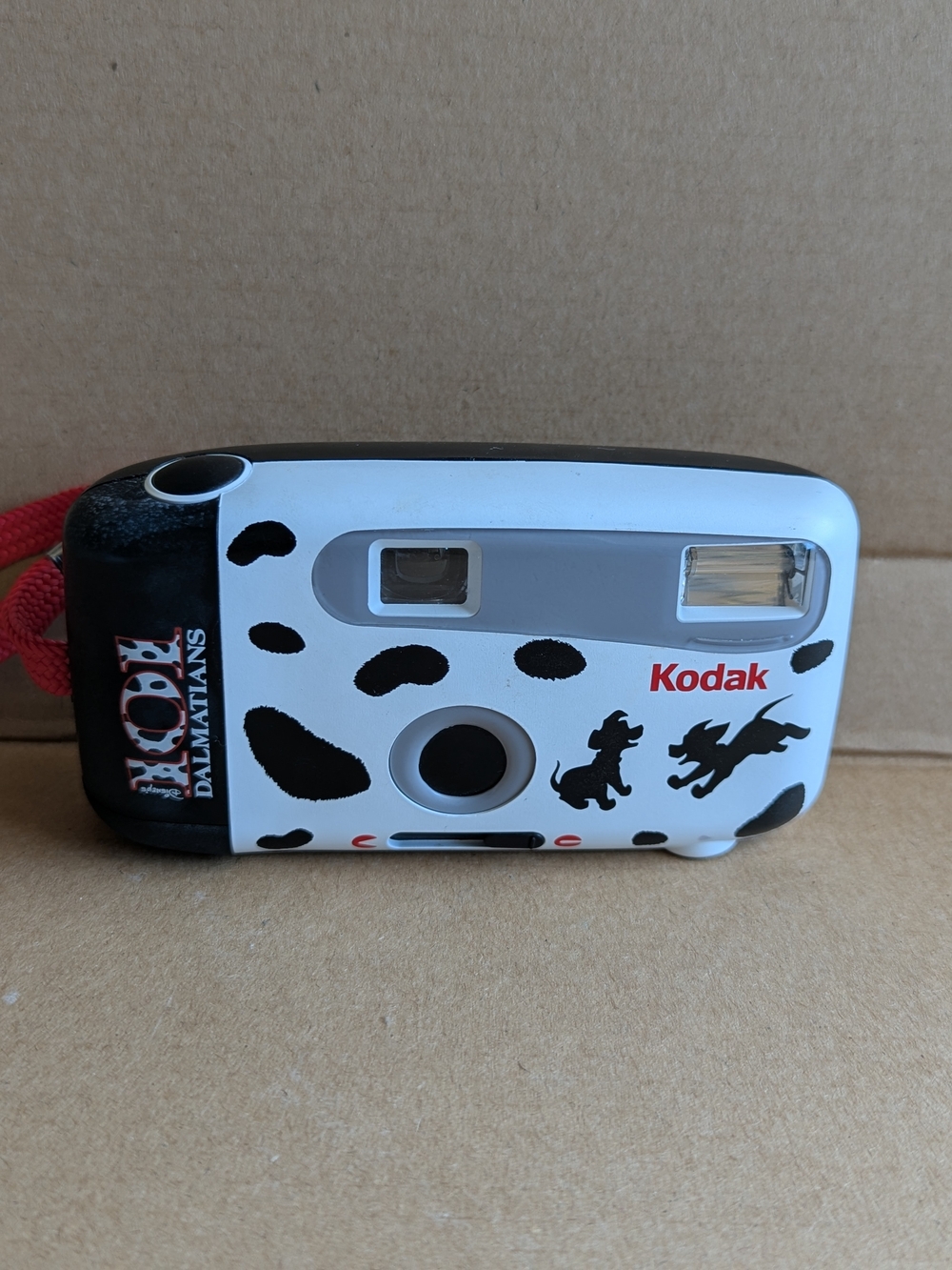 VTG Kodak 101 Dalmatians Pocket Film Camera 1996 Black & White Collectible